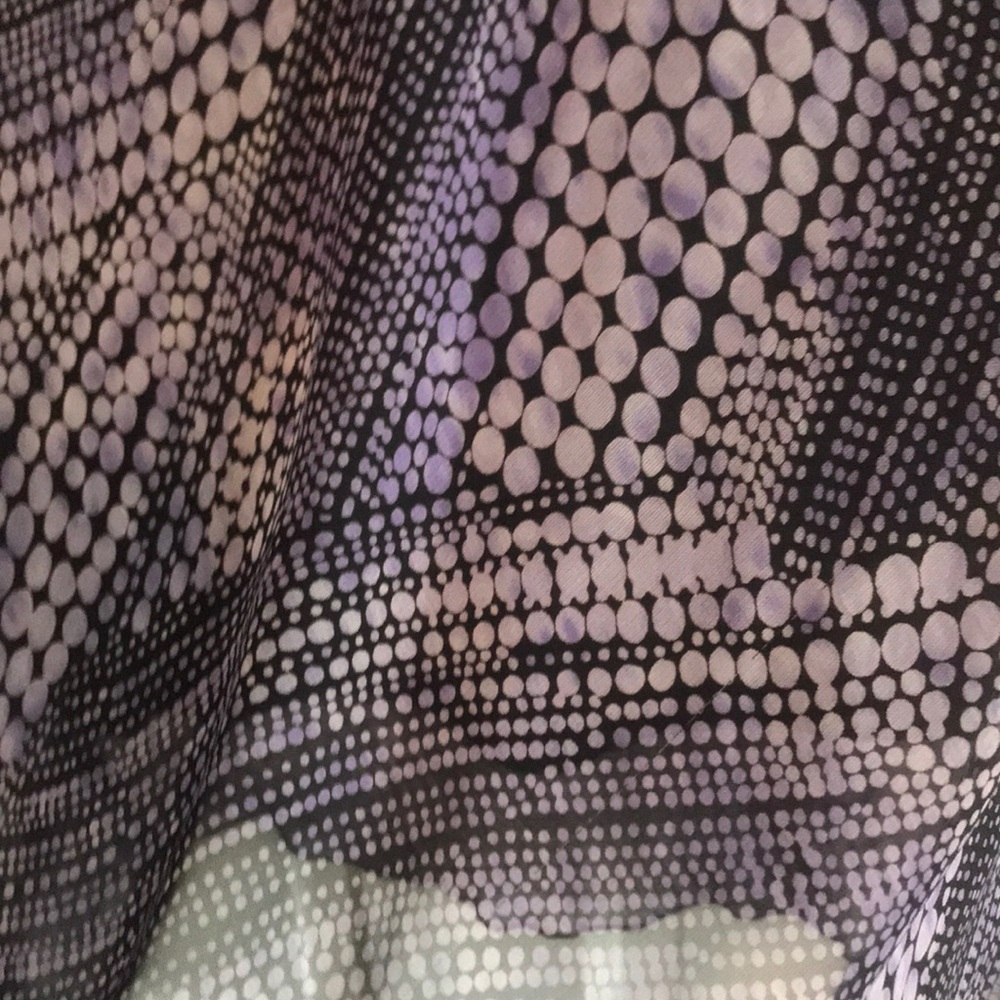 Pretty black & purple chiffon skirt - Picture 4 of 7